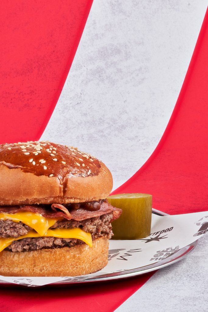 140 Gr Burger KÃ¶ftesi, Bacon, BBQ Realish Sos, Burger Peyniri